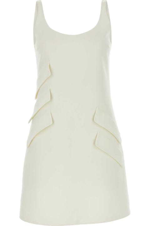 Fashion for Women Versace White Polyester Blend Mini Dress