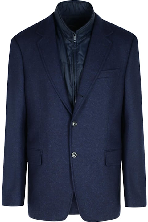 Fay for Kids Fay 'db' Navy Polyamide Jacket