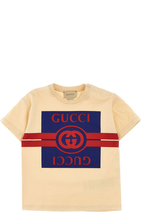 ベビーボーイズ Gucciのトップス Gucci Logo T-shirt
