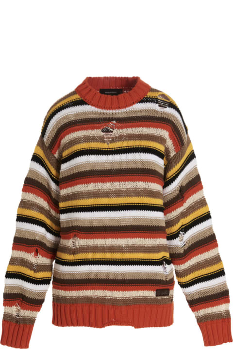 Dsquared2 for Men Dsquared2 Multicolor Striped Sweater
