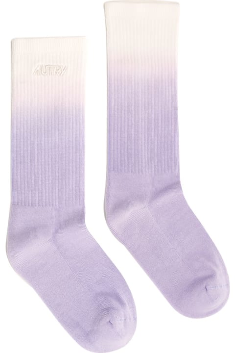 Autry Underwear & Nightwear for Women Autry Degradè Socks In Cotton Blend