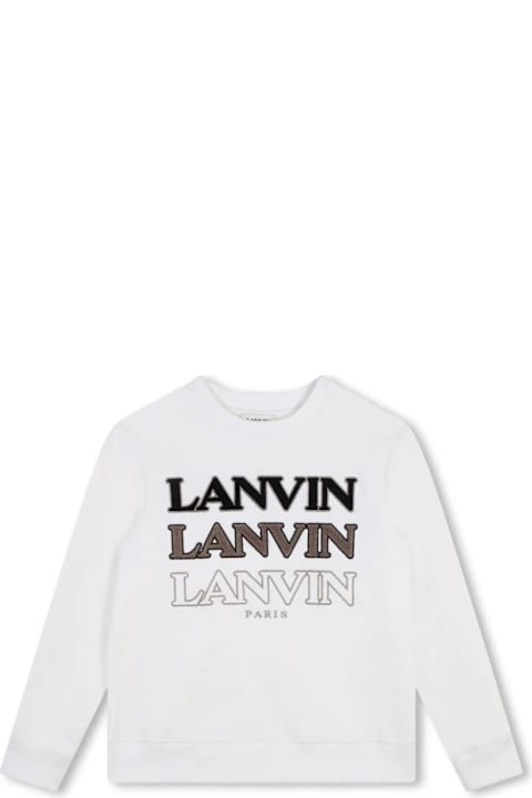 Lanvin Sweaters & Sweatshirts for Boys Lanvin Lanvin Sweaters White