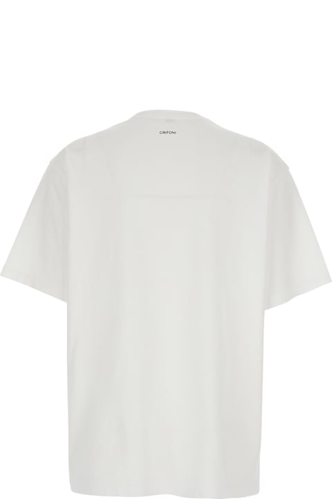 Mauro Grifoni for Men Mauro Grifoni White T-shirt With Round Neck And Short Sleeves For Women