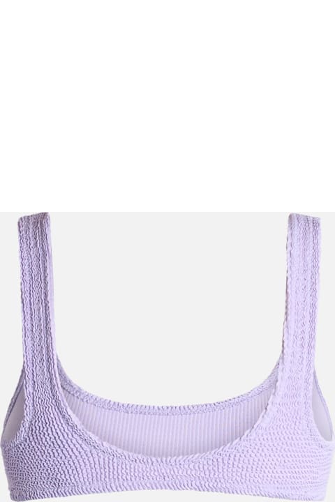 Homeware MC2 Saint Barth Woman Lilac Classic Crinkle Bralette Naima