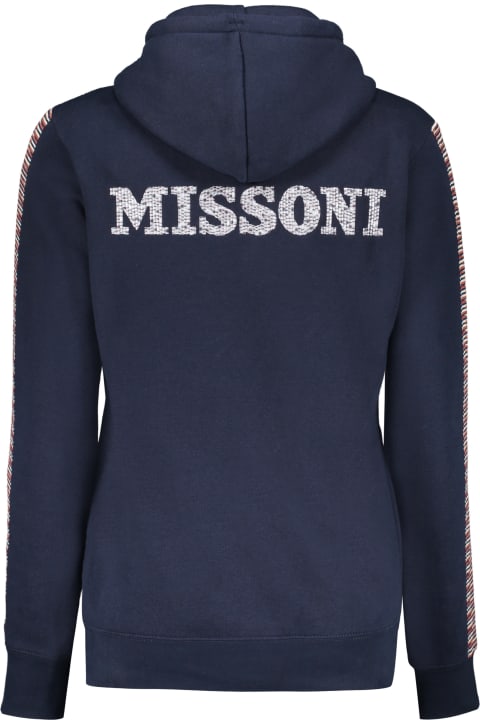 ウィメンズ Missoniのフリース＆ラウンジウェア Missoni Logo Embroidery Sweatshirt