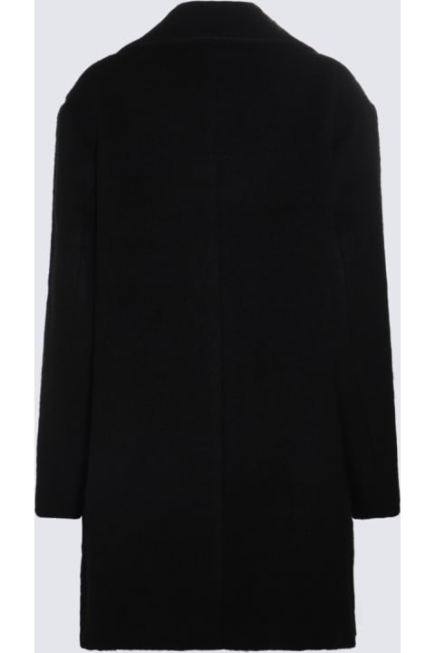 Jil Sander Coats & Jackets for Women Jil Sander Black Wool And Mohair Blend Coat