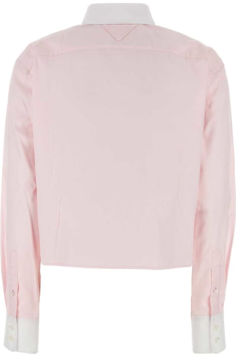 Prada Topwear for Women Prada Pastel Pink Oxford Shirt