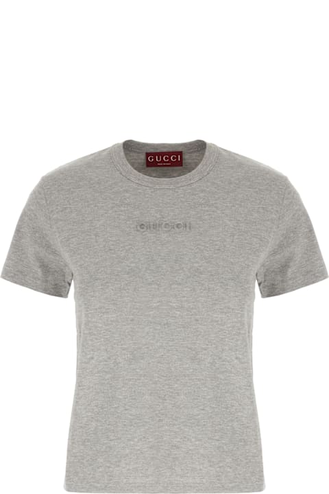 Gucci Topwear for Women Gucci Embossed Logo T-shirt