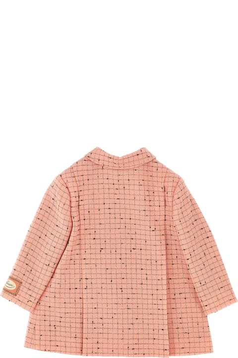 Gucci Coats & Jackets for Baby Girls Gucci Damier Wool Coat