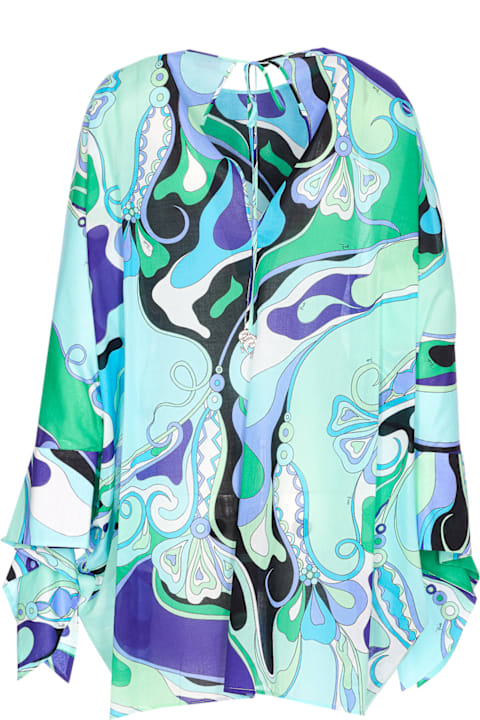Pucci فساتين لـ السيدات Pucci Orchidee Print Dress