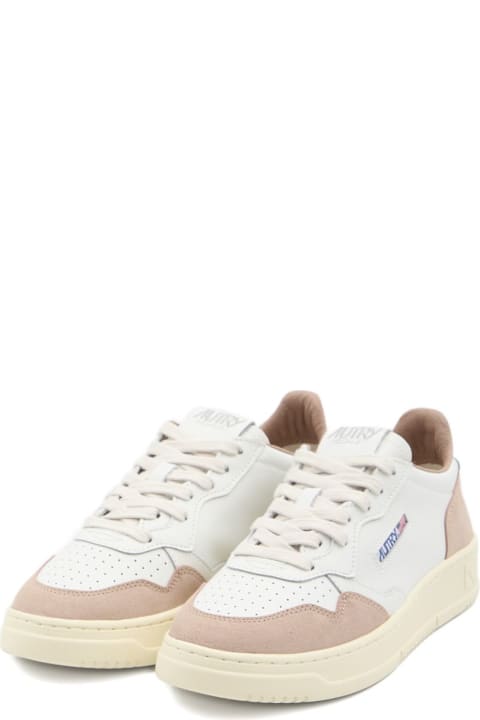 Autry Medalist Sneakers With Suede Inserts