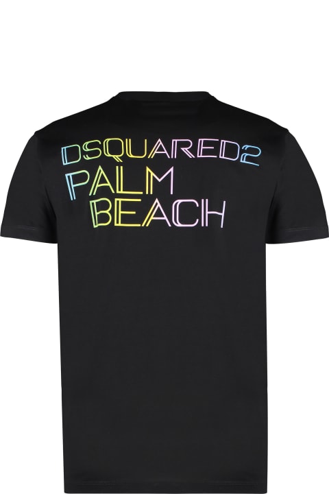 Dsquared2 Menのセール Dsquared2 Cotton Crew-neck T-shirt