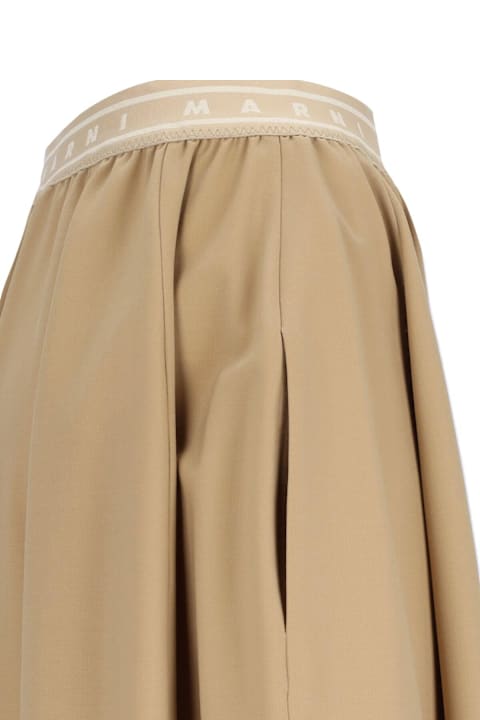 Marni Skirts for Women Marni Flared Midi Skirt