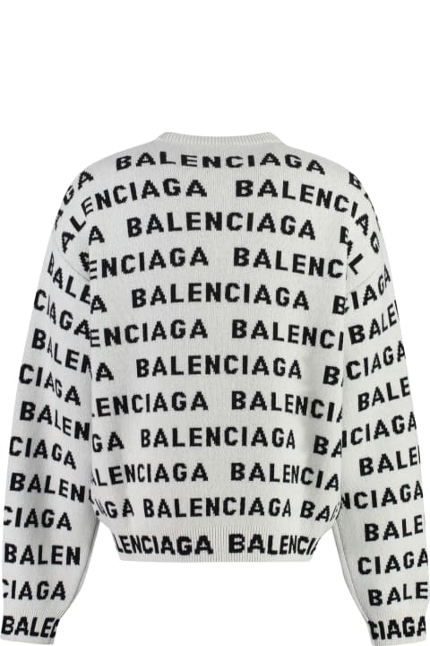 Balenciaga Clothing for Men Balenciaga Crew-neck Wool Sweater