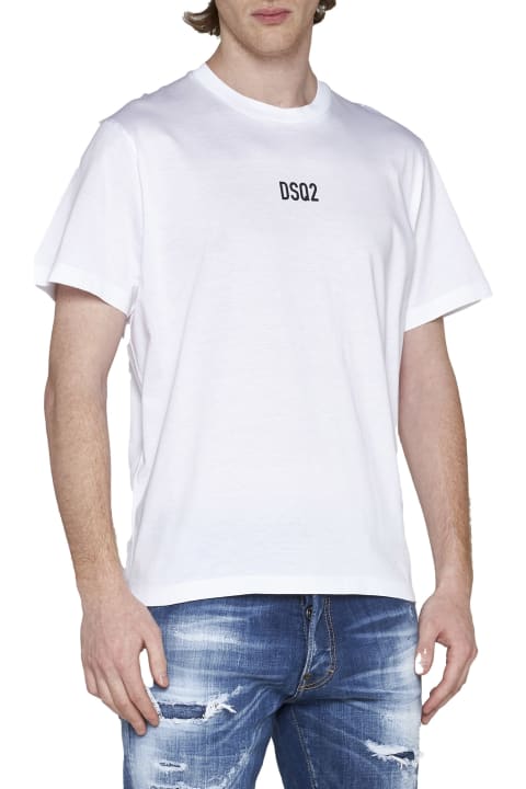Dsquared2 Topwear for Men Dsquared2 Logo Cotton T-shirt