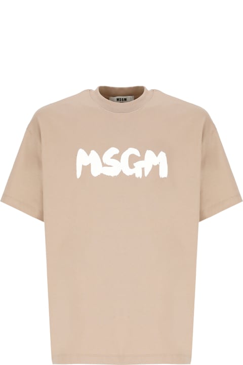 MSGM Topwear for Men MSGM T-shirt With Logo