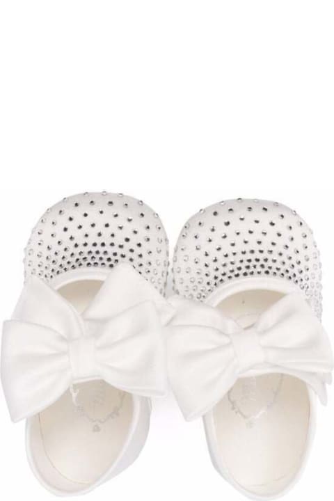 Glitter Crib Shoes With Bow