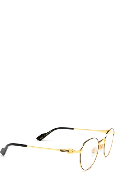 メンズ Gucci Eyewearのアイウェア Gucci Eyewear Gg1222o Gold Glasses