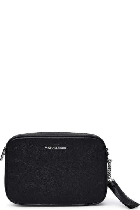 Michael Kors Collection Shoulder Bags for Women Michael Kors Collection Black Leather Ginny Cross-body Bag