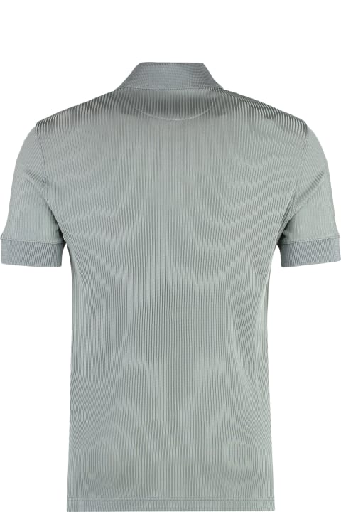 Topwear for Men Tom Ford Ribbed Knit Polo Shirt