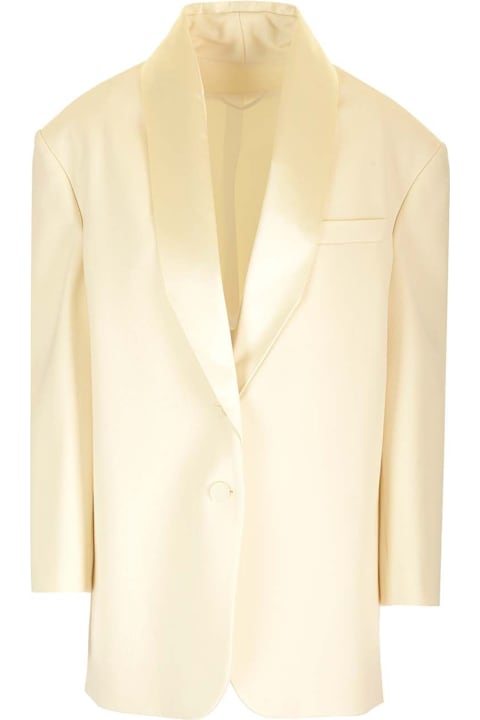 Del Core Clothing for Women Del Core Wool Crepe Blazer