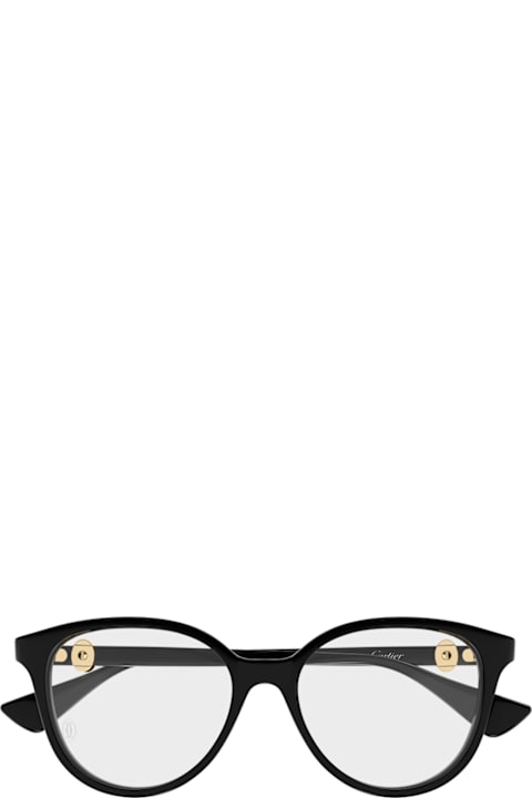 Cartier Eyewear Kids Cartier Eyewear Cartier Ct0643o C De Cartier 001 Black Glasses
