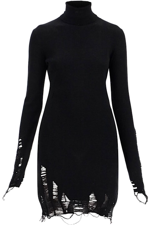 Homeware MM6 Maison Margiela Destroyed Knit Mini Dress