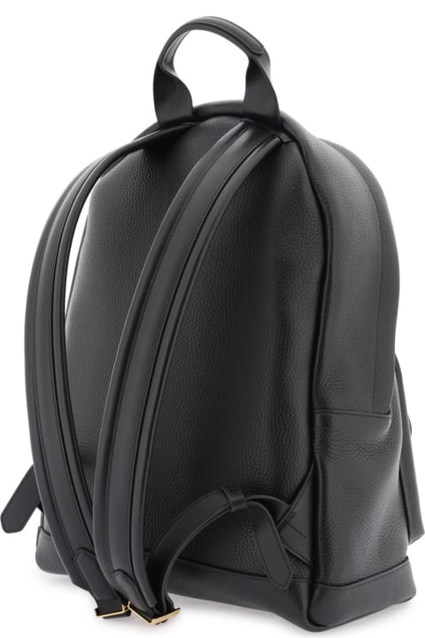 Backpacks for Men Tom Ford Grained Leather 'buckley' Backpack