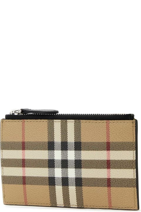 Accessories for Men Burberry Printed Canvas Wallet