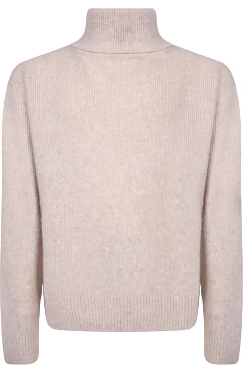 Tom Ford for Men Tom Ford Ivory Cashmere Silk High Neck Sweater