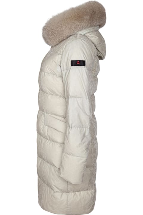 Peuterey Coats & Jackets for Women Peuterey Mandie Nylon Down Jacket Sesame Color