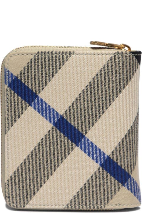 Burberry Wallets for Women Burberry Checkered Zip-around Wallet