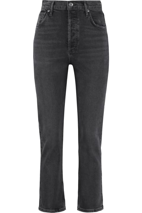 AGOLDE Clothing for Women AGOLDE Riley High-rise Straight Leg Jeans