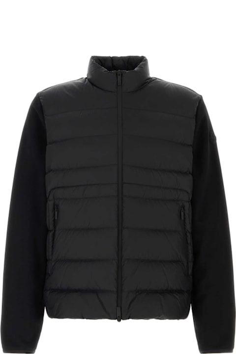 メンズ ニットウェア Moncler Black Cotton Cardigan