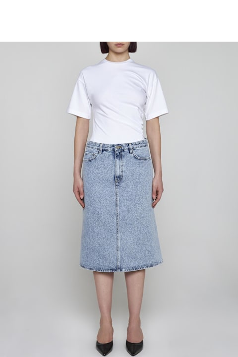 Totême Skirts for Women Totême Denim Midi Skirt