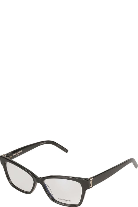 ウィメンズ アイウェア Saint Laurent Eyewear Ysl Hinge Butterfly Frame Glasses