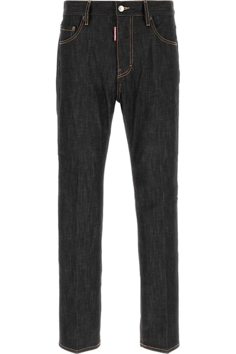 أدوات منزلية Dsquared2 Black Stretch Denim 642 Jeans