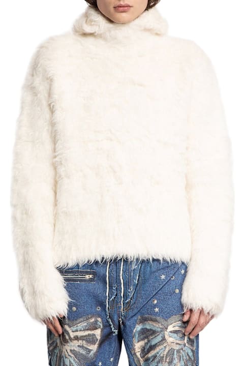Acne Studios Fleeces & Tracksuits for Men Acne Studios Alpaca Blend Hooded Sweatshirt