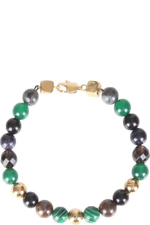 Bracelet With Multicolored Gems And Beads With Arrow