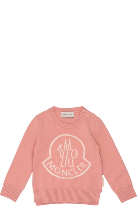 Sale for Baby Girls Moncler Logo Sweater