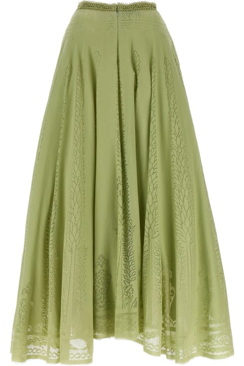 Sale for Women Giambattista Valli Openwork Fabric Midi Skirt