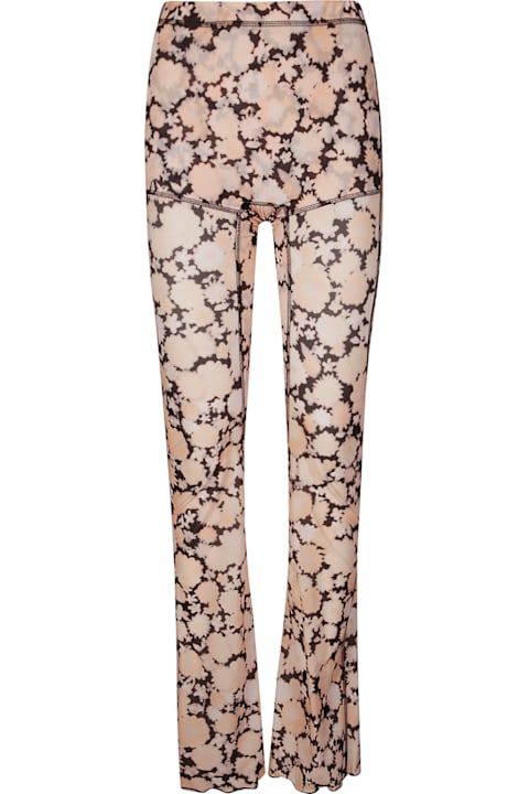 KNWLS Clothing for Women KNWLS Thin Mesh Leggings With Anatomical Cutting Lines.