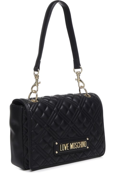 Fashion for Women Moschino Shoulder Bag With Quilted Logo