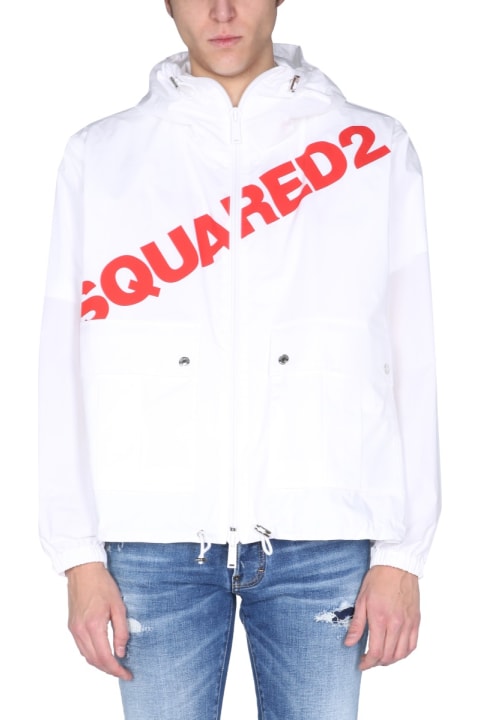 Dsquared2 Coats & Jackets for Men Dsquared2 Jacket With Logo Print
