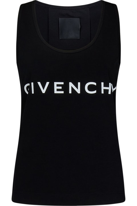 Givenchy Topwear for Women Givenchy Logo Print Tank Top