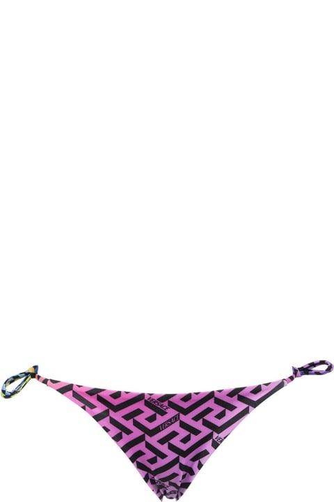 Versace Swimwear for Women Versace Tie Side Bikini Hipster