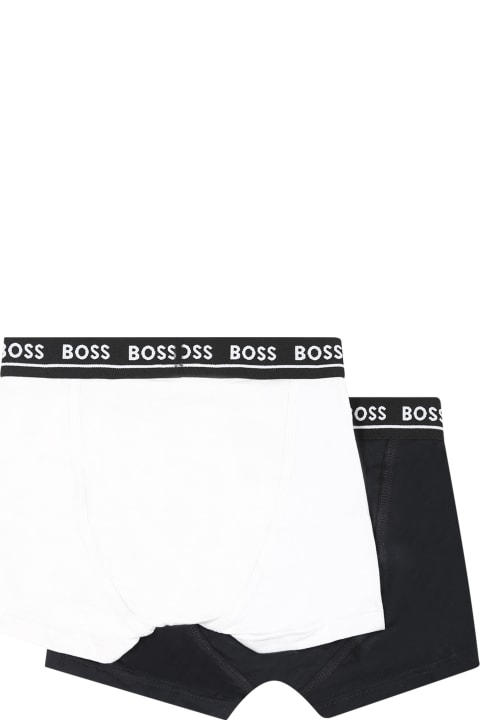 ボーイズ アンダーウェア Hugo Boss Multicolor Set For Boy With Logo