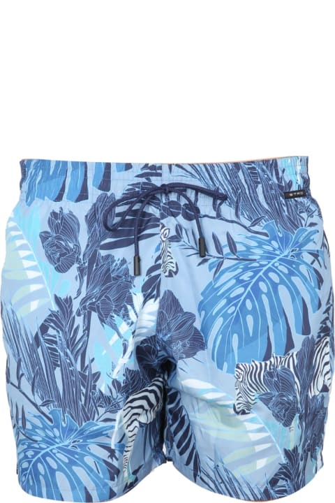 Etro for Men Etro Boxer Swimsuit With Maxi Floral Print