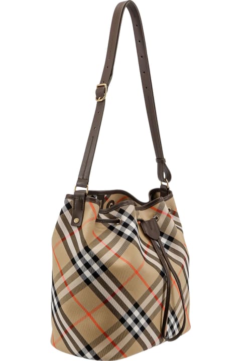 Burberry Check Bucket Bag | italist