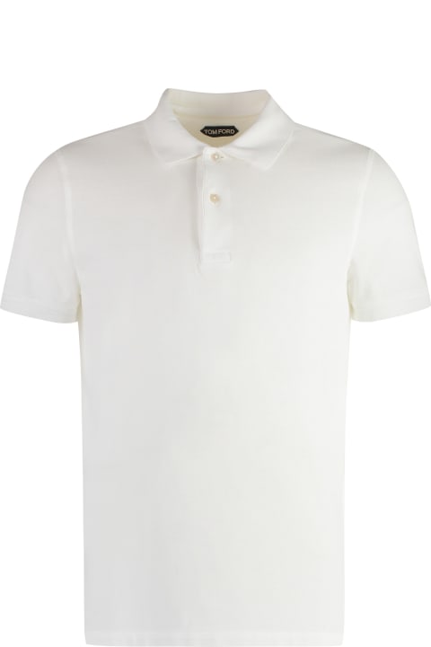 Topwear for Men Tom Ford Cotton-piqué Polo Shirt